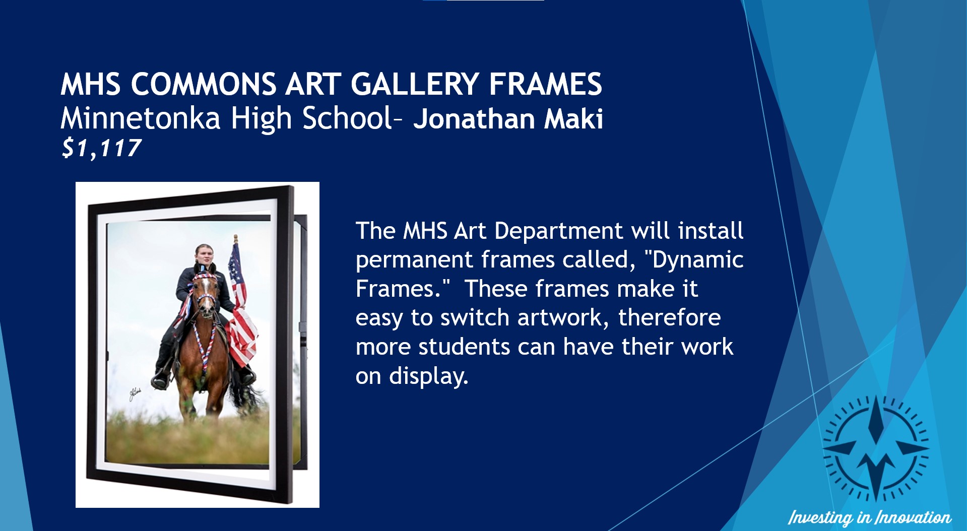 MHS Commons Art Gallery Frames